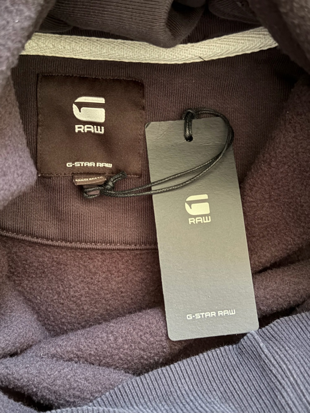 G-Star Hooded Sweat Dress Loose  “shadow”  NWT pockets Hood Streetwear Beach - Picture 14 of 15